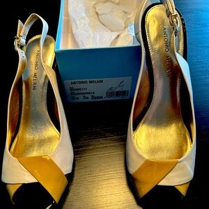 Antonio Melani ladies shoes. Worn once. In box size 9.5 medium.